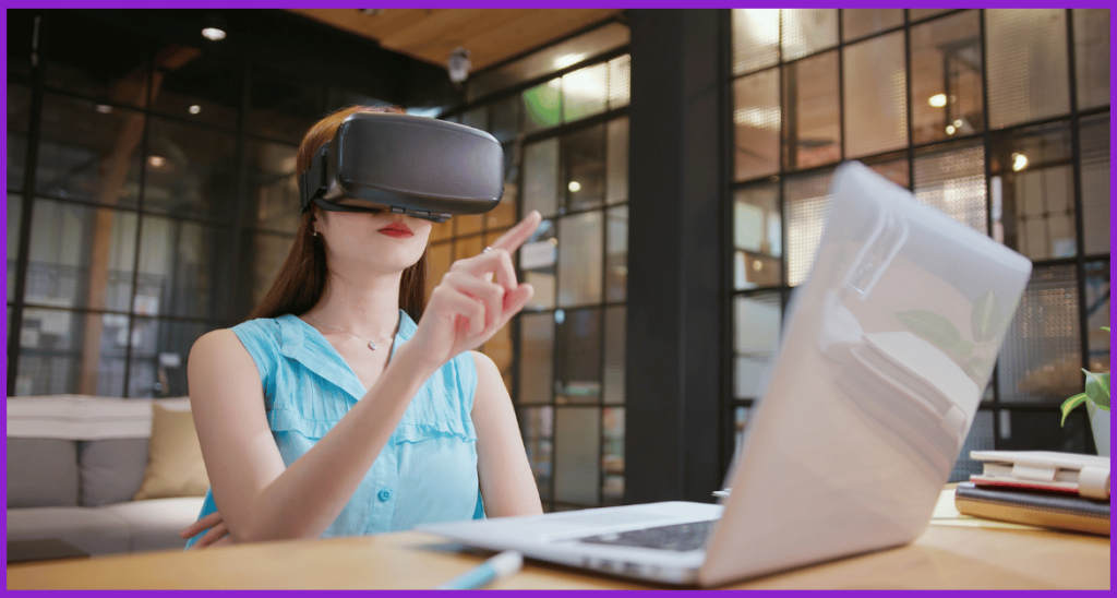 representative image for augmented reality virtual reality as a digital marketing trend