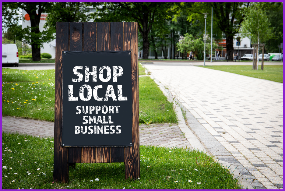 representative image for local business signage